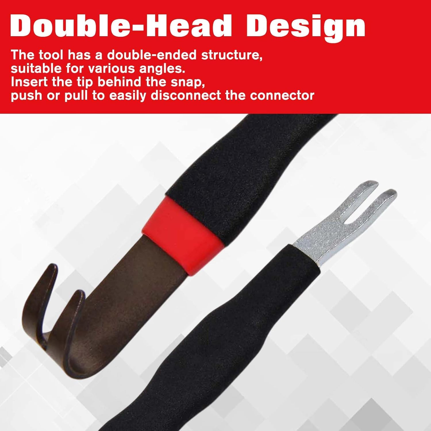 2 Pcs Electrical Connector Separator, Automotive Electrical Terminal Connector Separator Removal Tool Remover Disconnect Tool for Electrical Plugs, Fuel Injectors, Push Tab Connectors