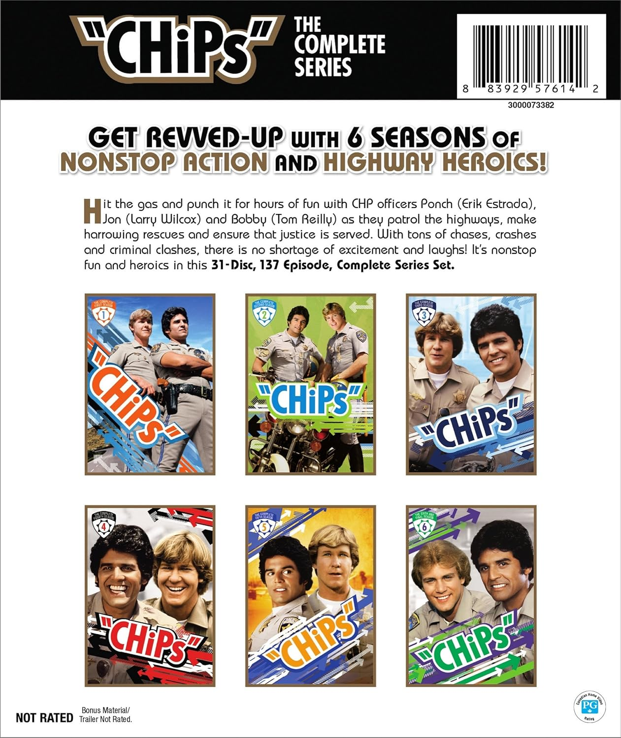 Chips: the Complete Series Collection - Seasons 1 - 6 (DVD) image number 1