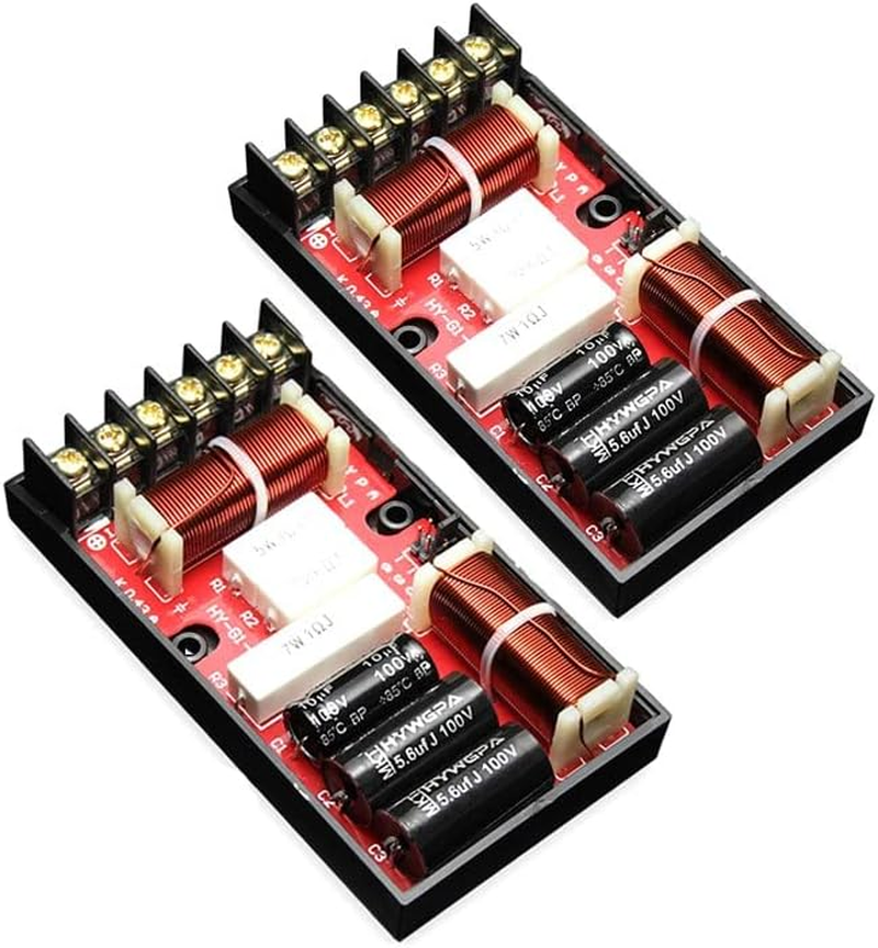 KERREY 2PCS 2 Way 80W Car Speaker Treble 2800Hz Bass Frequency Divider Circuits MKT Automotive Hifi Stereo Audio Crossover Filters image number 3