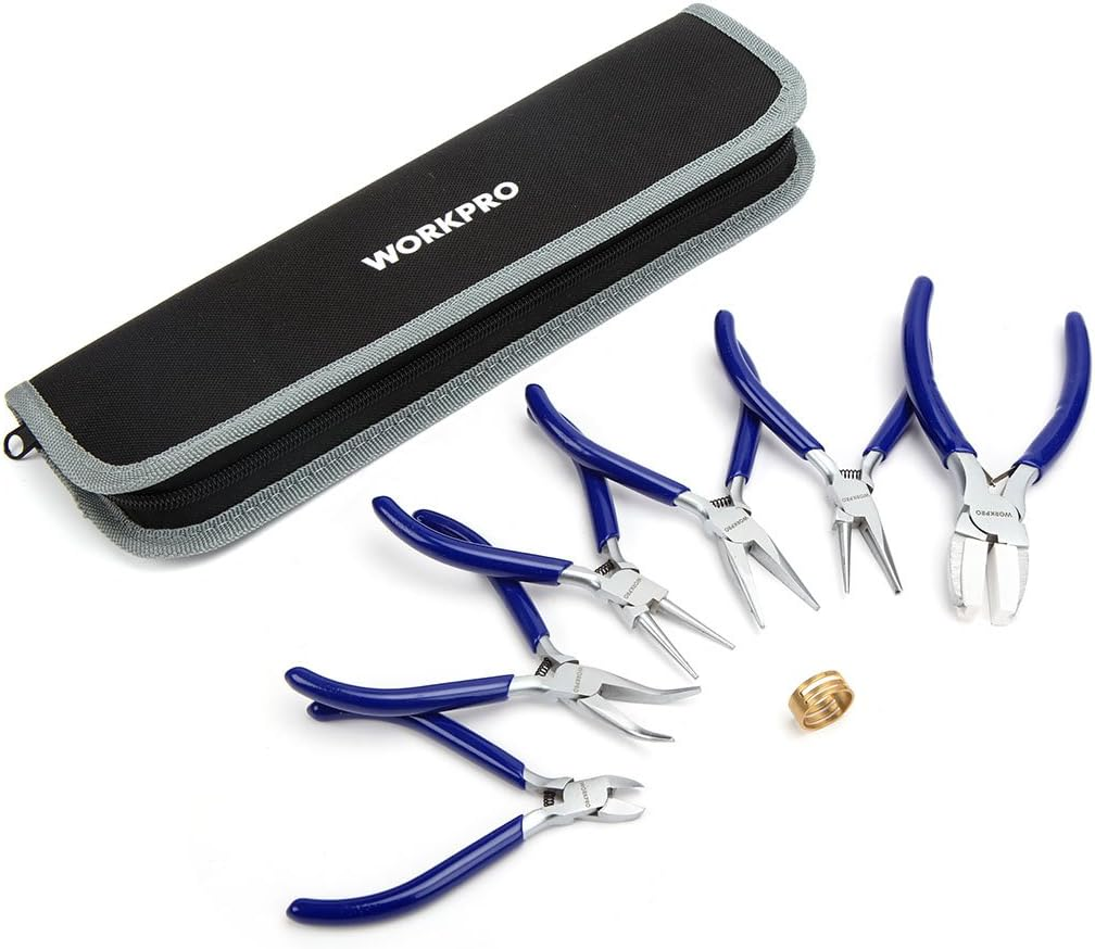 WORKPRO 7-Piece Jewelers Pliers and Cutter Set with Easy-Carrying Case image number 5