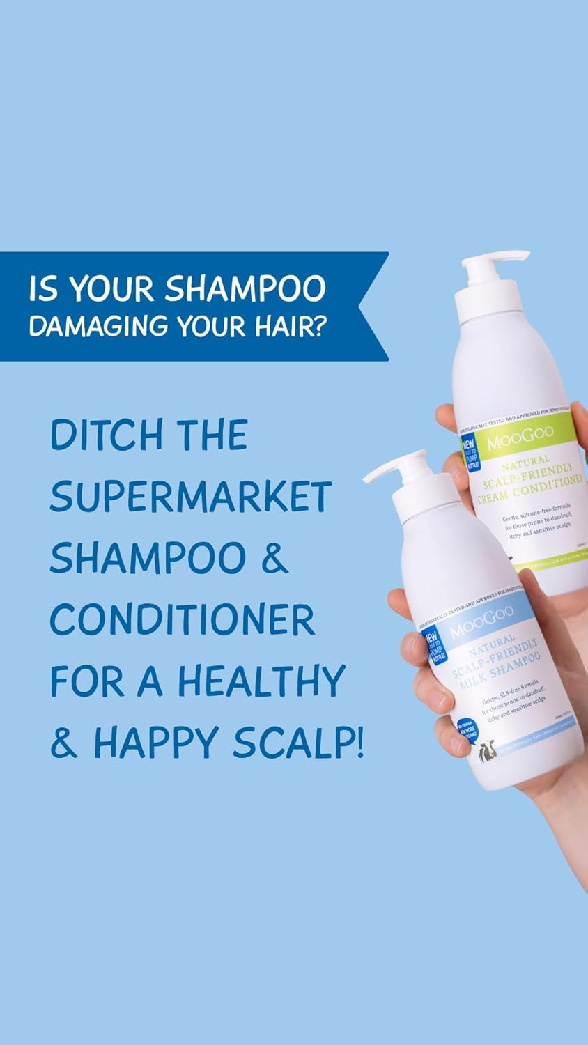 Moogoo Natural Cream Conditioner Scalp-Friendly Conditioner 500Ml/169Fl. Oz. image number 5