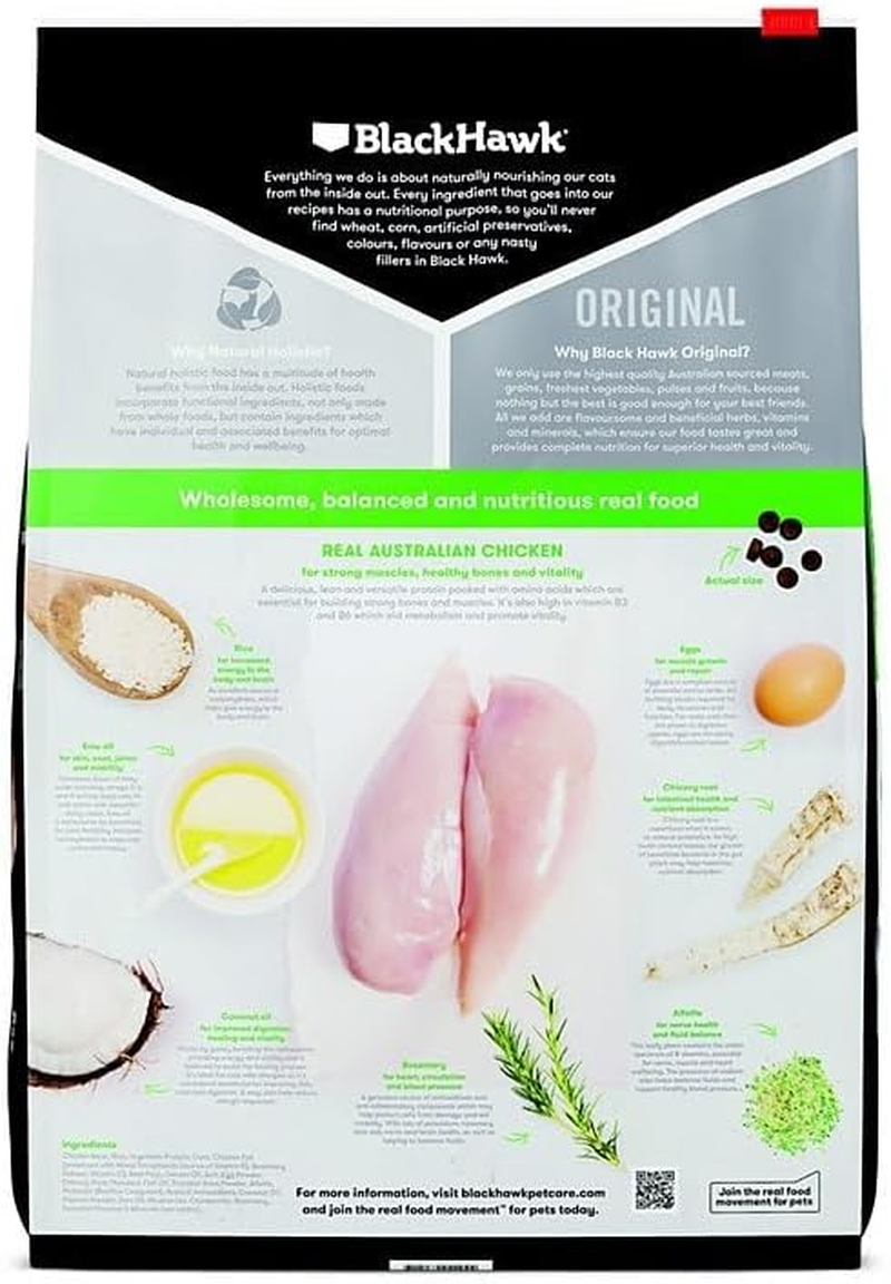 Black Hawk - Dry Cat Food, Chicken, Adult and Senior, 8Kg image number 3