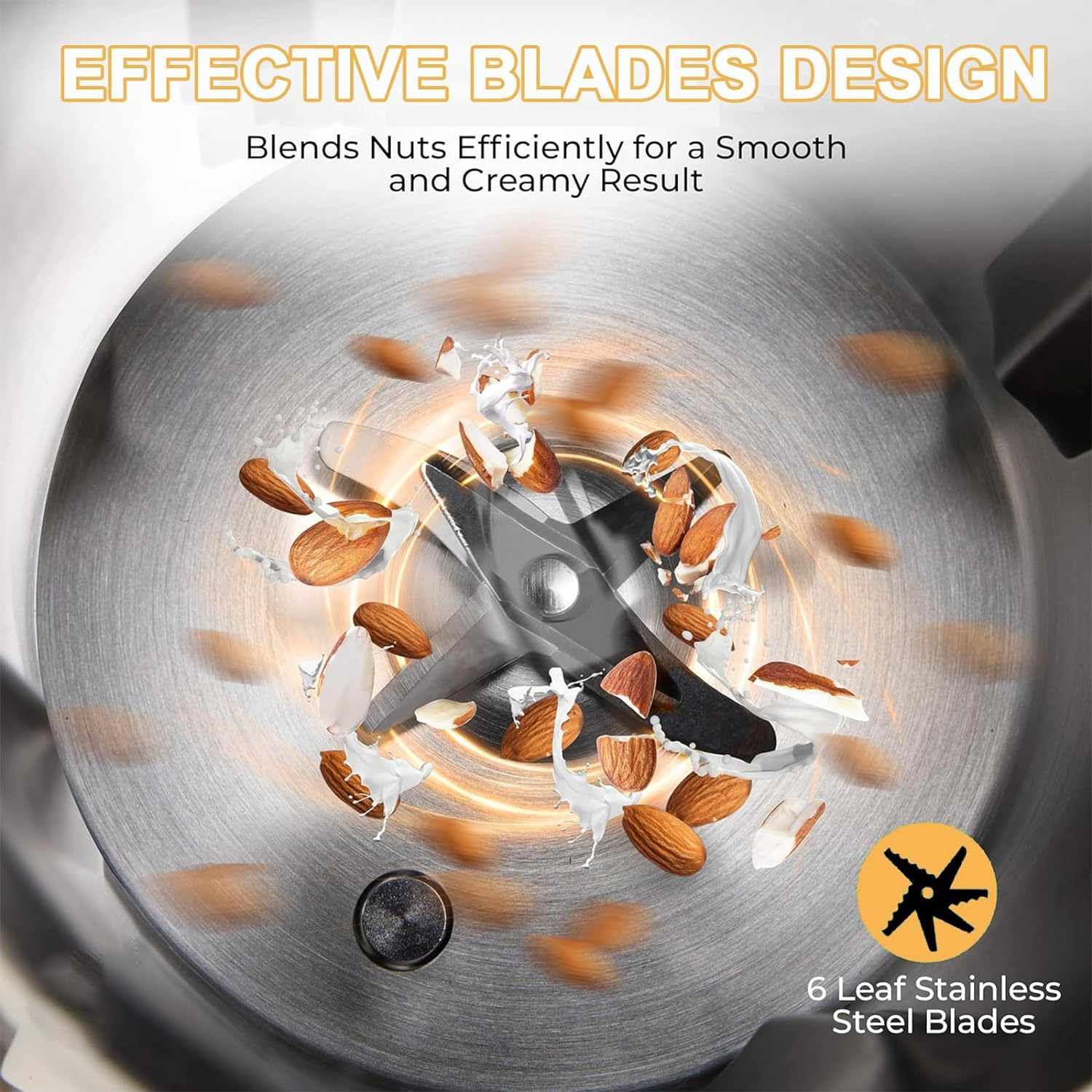 Bear Soy Milk Maker, 600Ml Multi-Functional Automatic Almond Milk, Nut Milk, Oat Milk, Corn Juice, Rice Paste, Juice Maker with 12H Delay Start & 2H Keep Warm, Stainless Steel, Auto Clean image number 2