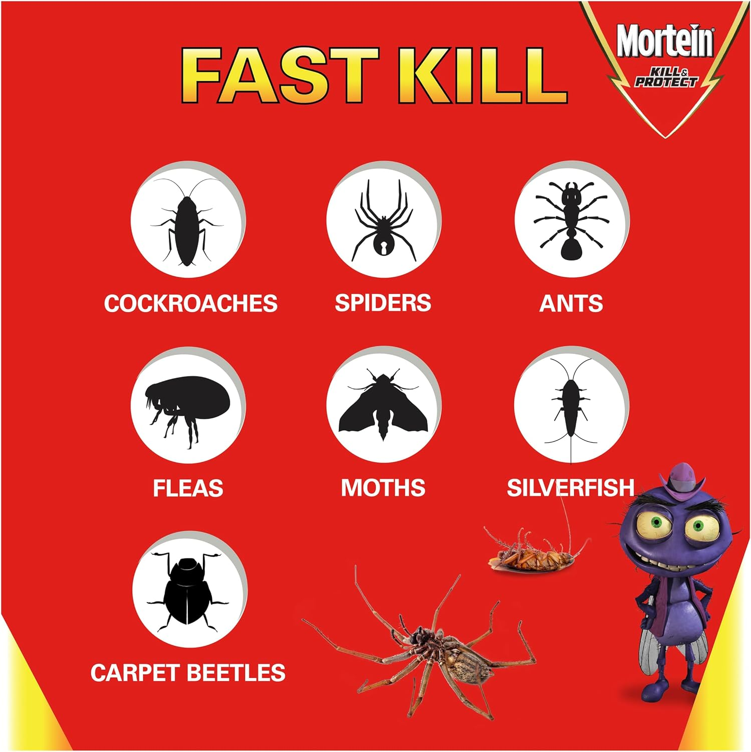 Mortein Powergard Flea & Crawling Control Bomb 125 G (Pack of 3) image number 5