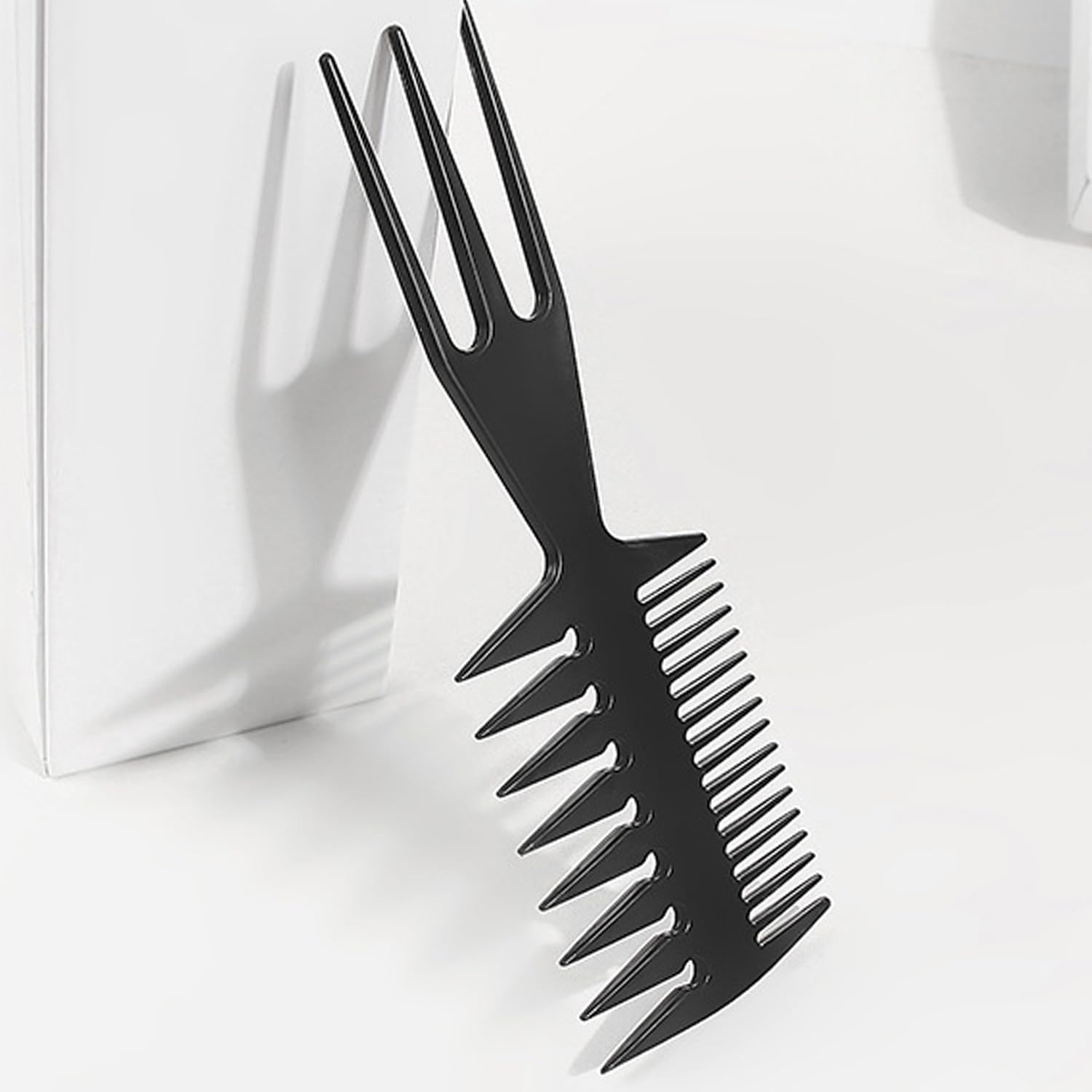 5 Black Hairdressing Comb Sets, High Temperature Resistant Wide Tooth Comb, Antistatic Hairdressing Comb, Special Tools for Creating Hairstyles