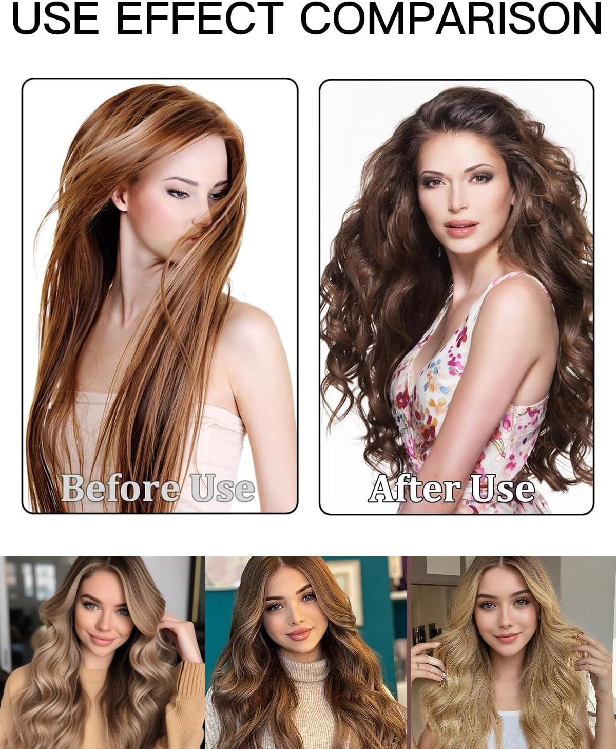 JUKOTA Heatless Curls Band, Overnight Curls without Heat for All Hair Types, Heatless DIY Blowout Hair Curler for Sleeping, Overnight Curling Tape for Long Medium Hair, Pack of 3 image number 1