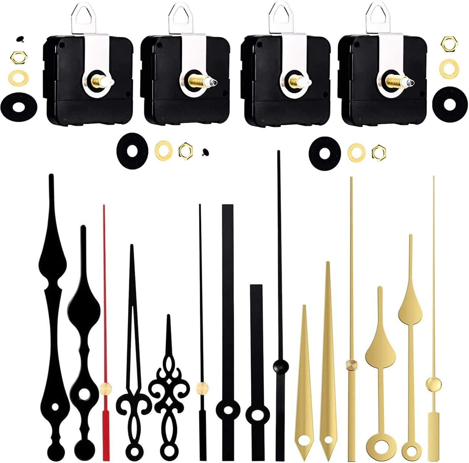 Wall Clock 12" Silent Non-Ticking Modern Wall Clocks Battery Operated for Office, Home, Bathroom, Kitchen, Bedroom, School, Living Room White (Grey Clock)