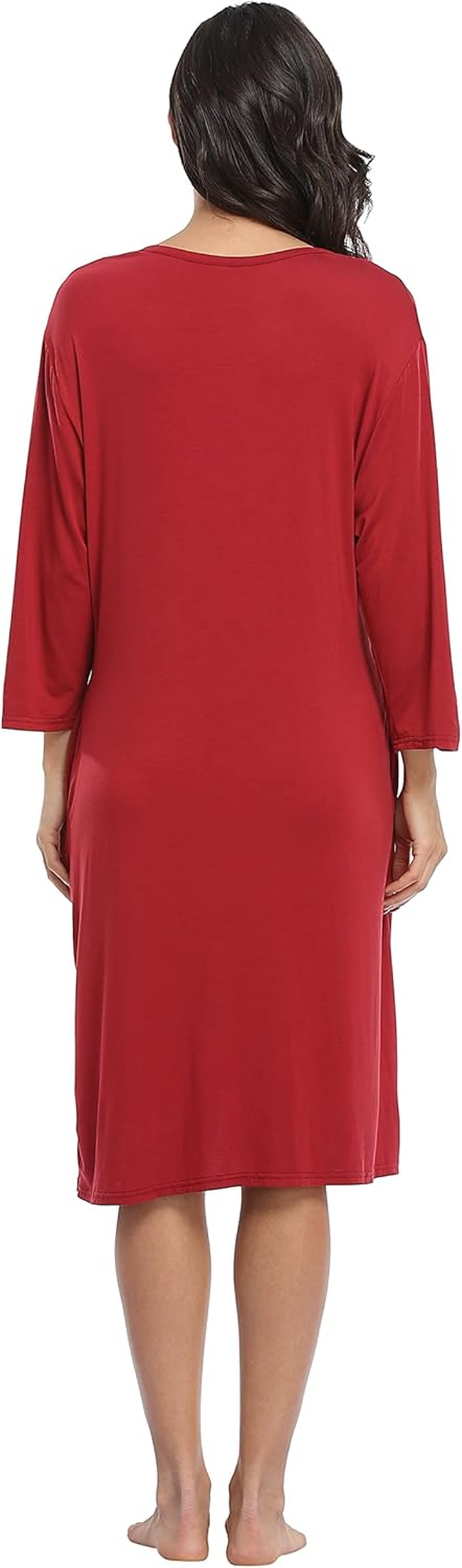 Kimono Art 3 in 1 Delivery Gown/Labor and Delivery Nightgown/Maternity Dress/Nursing Sleepwear for Hospital image number 5