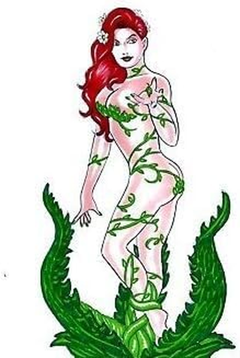 Large Ivy Leaf Vine Temporary Tattoos &ndash; 12 Sheets | Poison Ivy Costume Accessory | Waterproof & Easy to Apply, Join Together