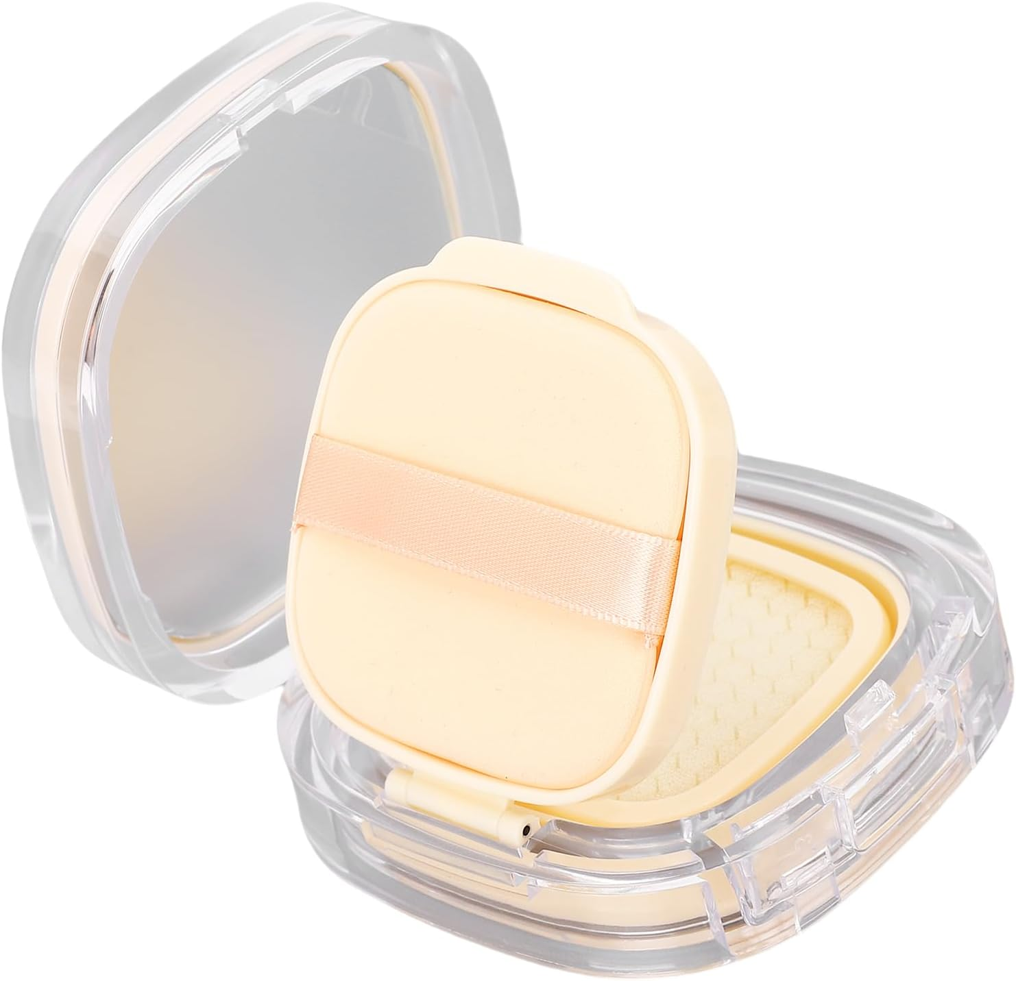 YUYTE Empty Air Cushion Puffbox Refillable Air Cushion Case for Makeup with Mirror Puff and Leak-Proof Design Portable BB Cream Compact Case image number 6