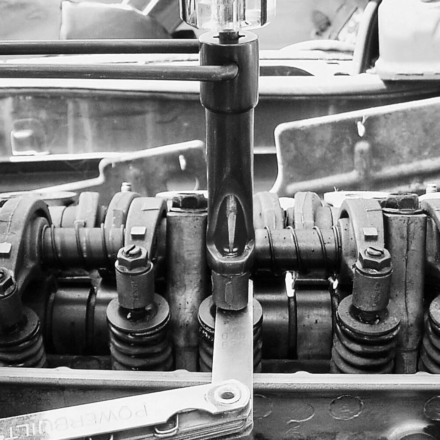 Powerbuilt 10 Millimeter Jam Nut Valve Adjustment Tool, Slotted Valve Adjusting Stud, Honda, Nissan, Toyota, Japanese Vehicle Engines - 648827 image number 6