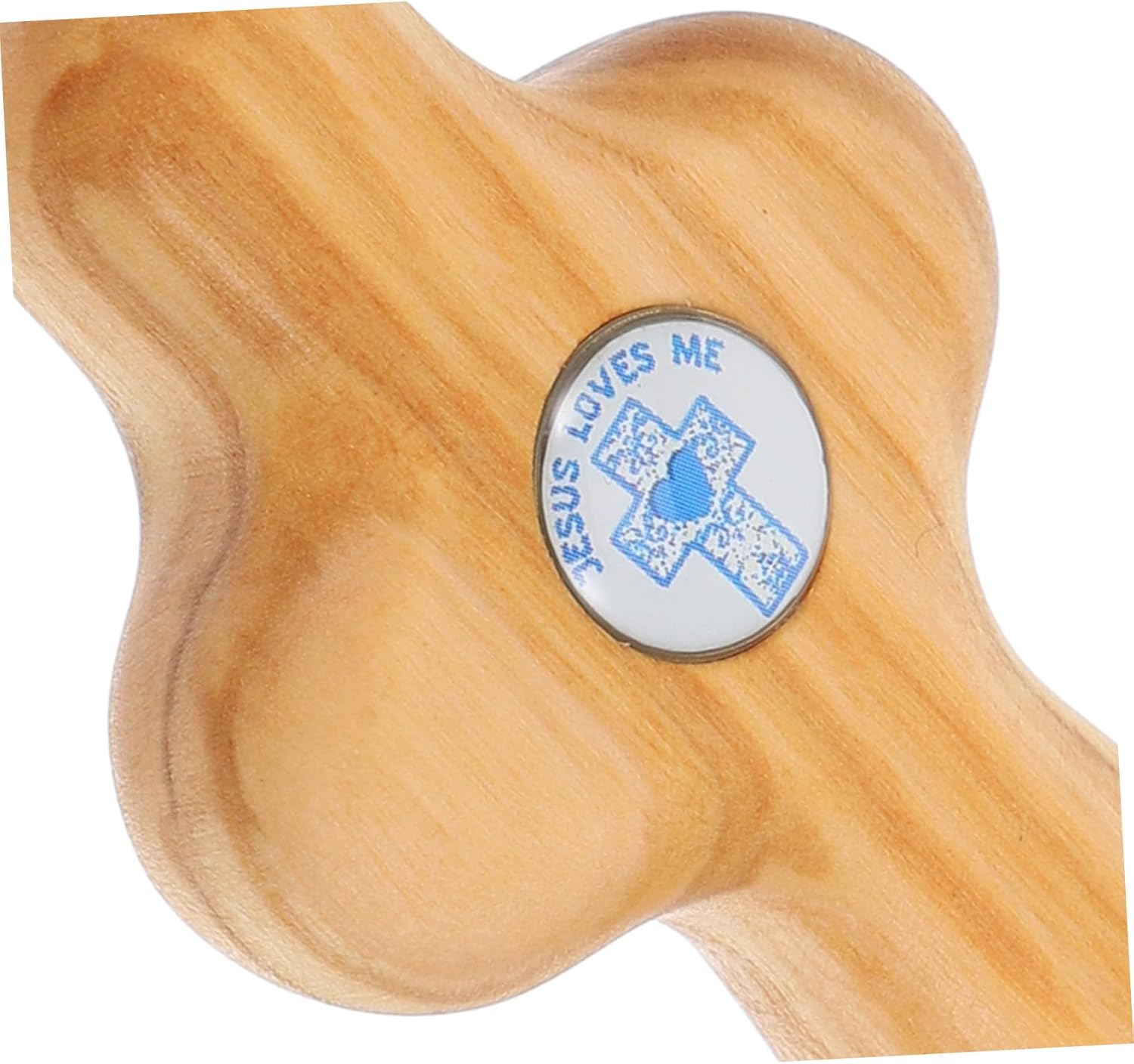 Homoyoyo Wooden Cross for Prayer Olive Wood Pocket Cross for Christian Ceremonies Unique Artisan Quality for Baptism Confirmation Thoughtful Religious Keepsake image number 6