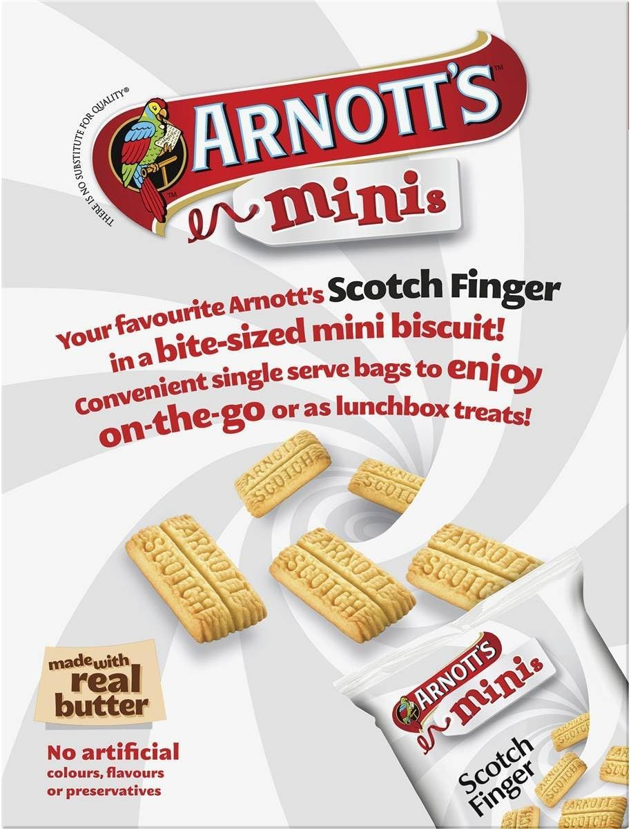 Arnott'S Mini Scotch Finger Biscuits 8 Pack