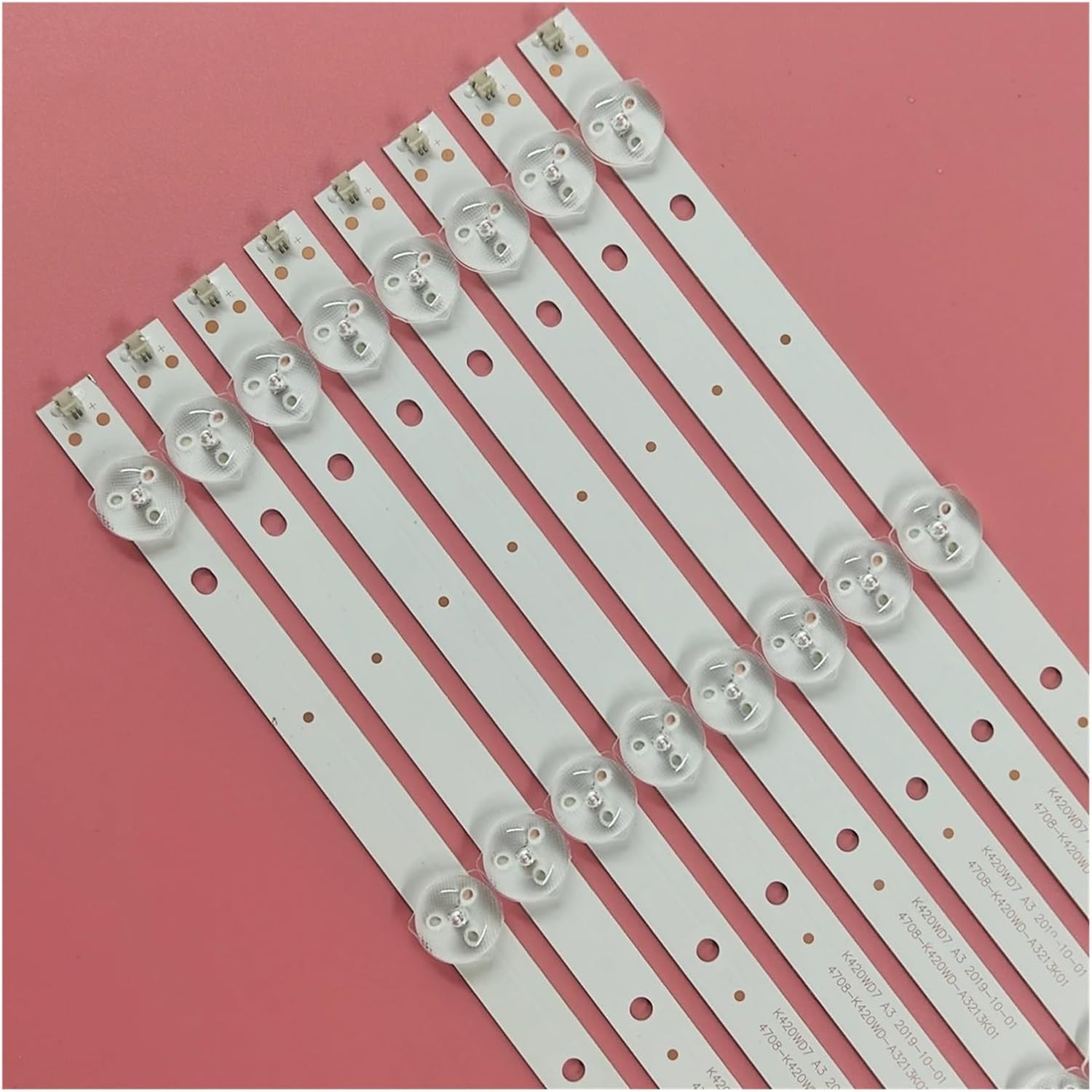 LED Strips for Toshiba 43 TV K430WD9 4708-K420WD-A3213K01 K420WD7 A3 2014-8-27 Tx-43Dr300Zz TH-43D400C TH-43C500C TH-43D520C image number 4