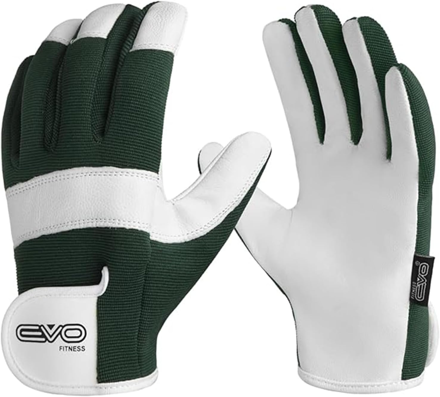 EVO Fitness Gardening Gloves for Men and Women Tough Thorn Proof Comfortable Breathable Protective Leather with Strong Grip Rigger Garden Work Safety Gloves