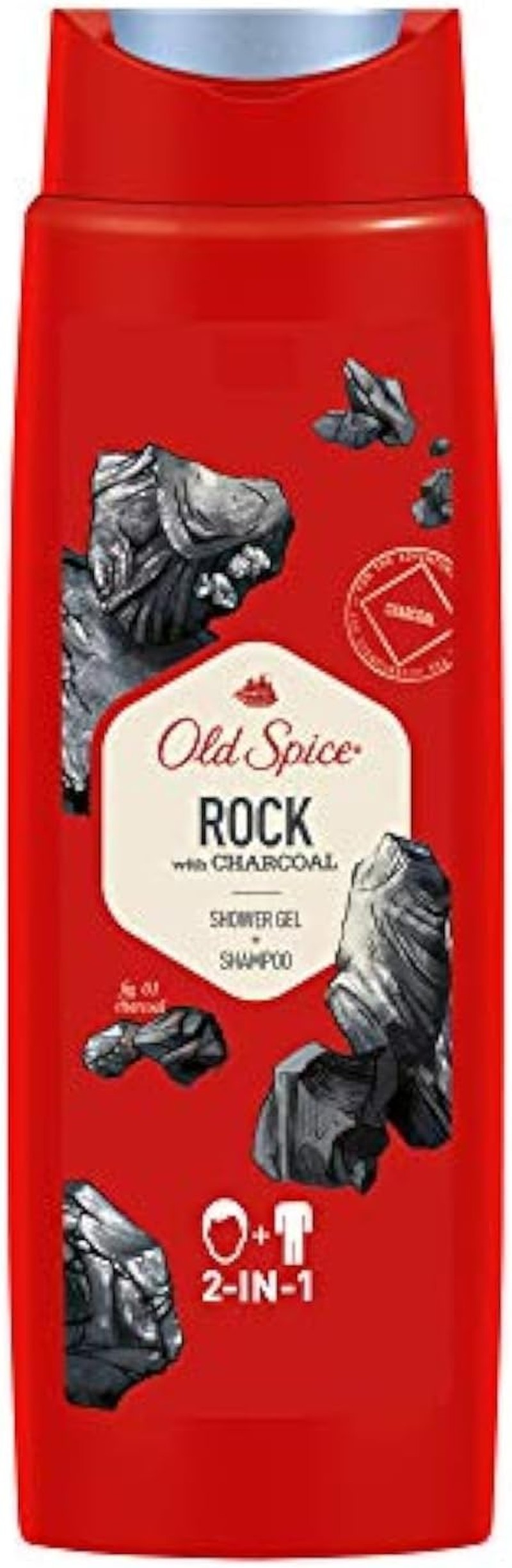 Old Spice Rock Charcoal Shampoo and Shower Gel 400 Ml image number 3