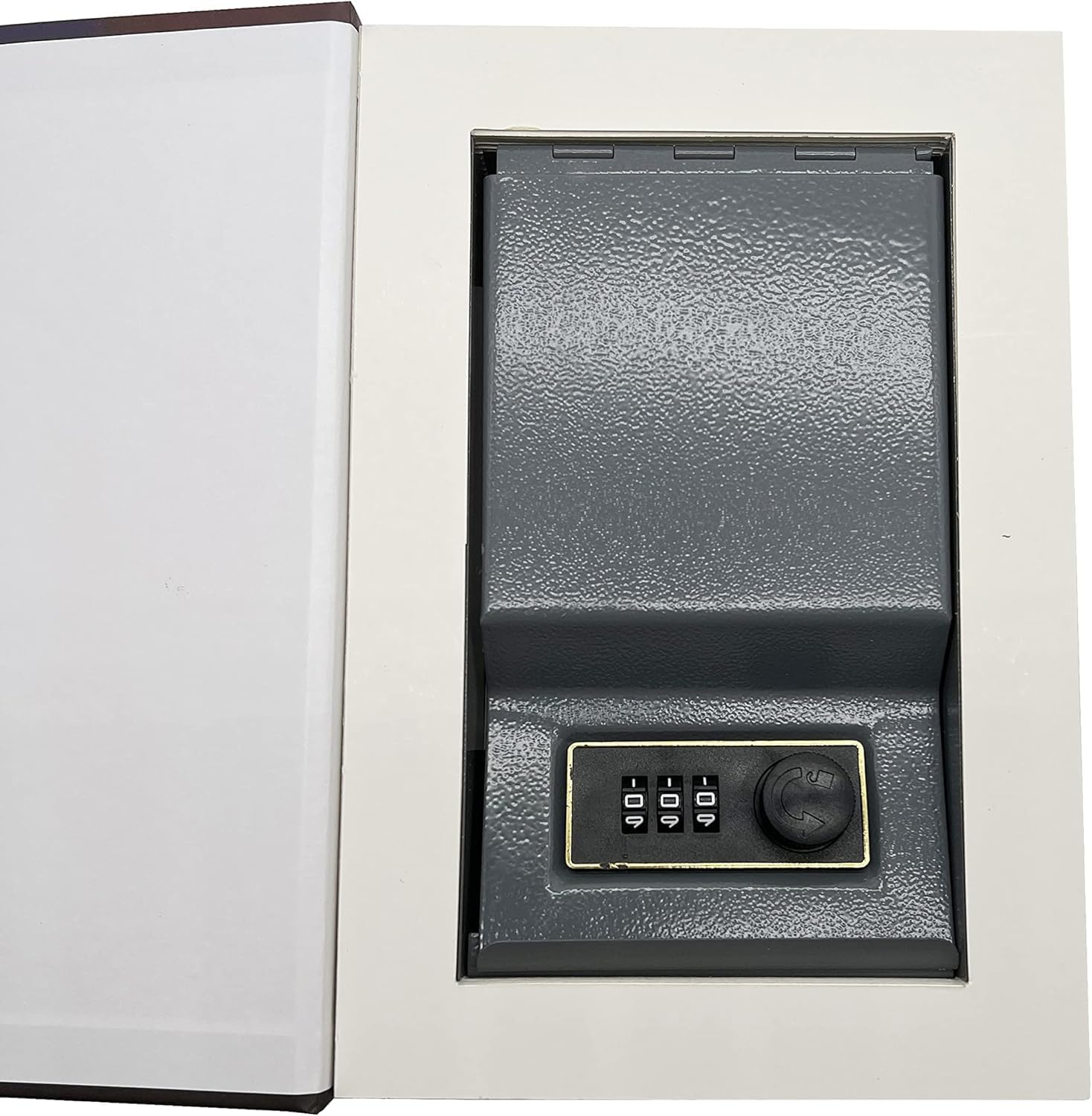 Real Paper Transfer Book Safe for Jewellery, Diversion Book Safe Storage Box, Hollow Secret Compartment with Security Combination Lock for Secure Discreet Hidden Valuables and Personal Items (Bible) image number 4