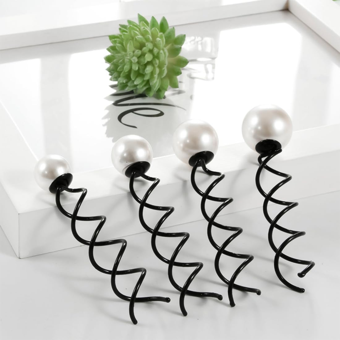 Pack of 23 Spiral Hair Clips, Spiral Hair Pins, Hair Accessories, Rotating DIY Hair Pins, Hair Clips for Hair Styling, Suitable for Various Hairstyles image number 1
