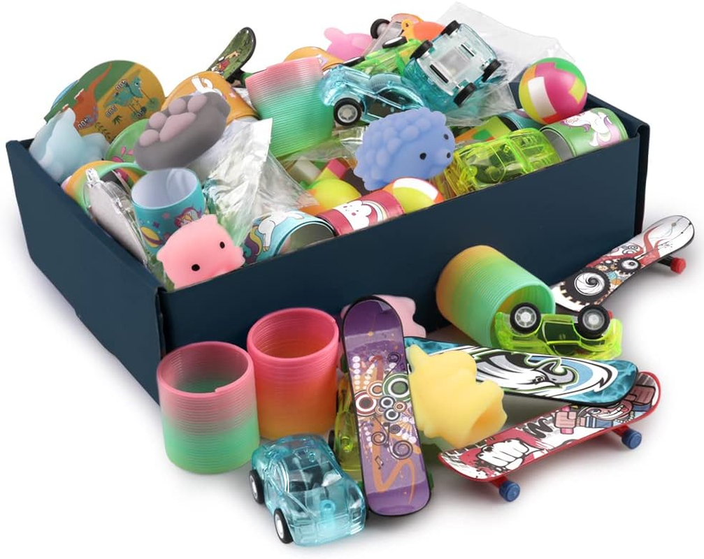 Amybenton 61 PCS Party Favors for Kids Treasure Prizes Box Toys, Party Bag Filler, Goodie Bags Stuffers for Classroom Rewards, Treasure Chest Toys, Carnival Prizes, Stocking Stuffers for Kids image number 4