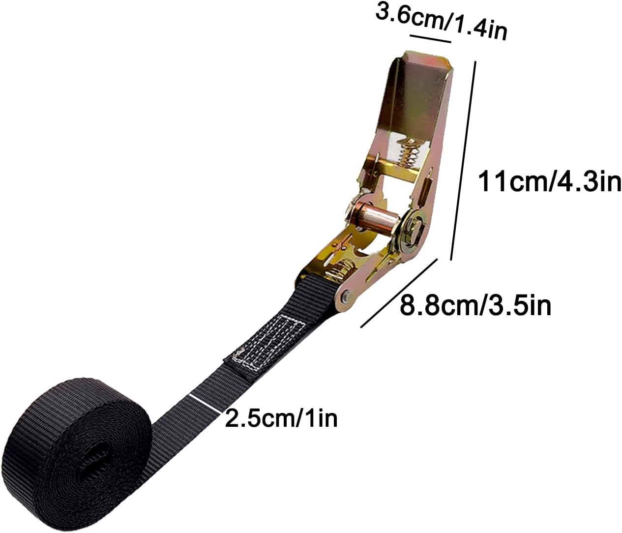 2-Pack Animal-Proof Trash Can Locks &ndash; Adjustable, Tool-Free Security Straps for Raccoon/Bear-Resistant Bins, Camping & Outdoor Use (Fits One-Handed Lids) image number 3