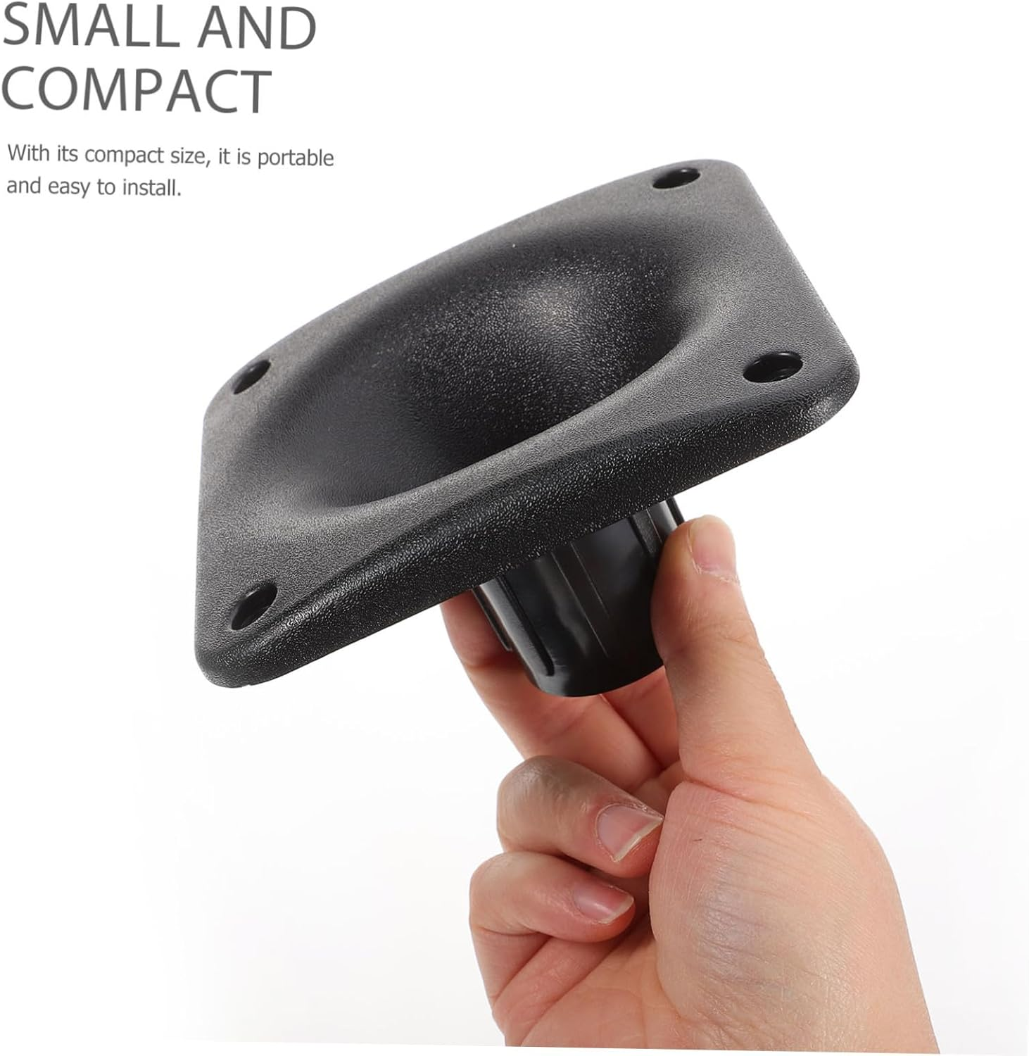 Parliky 120X120Mm Black Horn Tweeter Speaker Audio Loudspeaker for Stage Performance Outdoor Portable Horn Speaker with Screwed Mount Professional Performance Audio Accessory image number 1