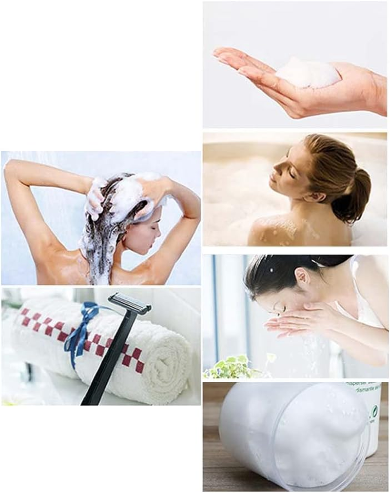 60Ml 3 Pcs White Foam Pump Bottles Portable Empty Plastic Foaming Pump Soap Dispenser Bottles Travel Size for Cleaning, Travel, Cosmetics image number 1