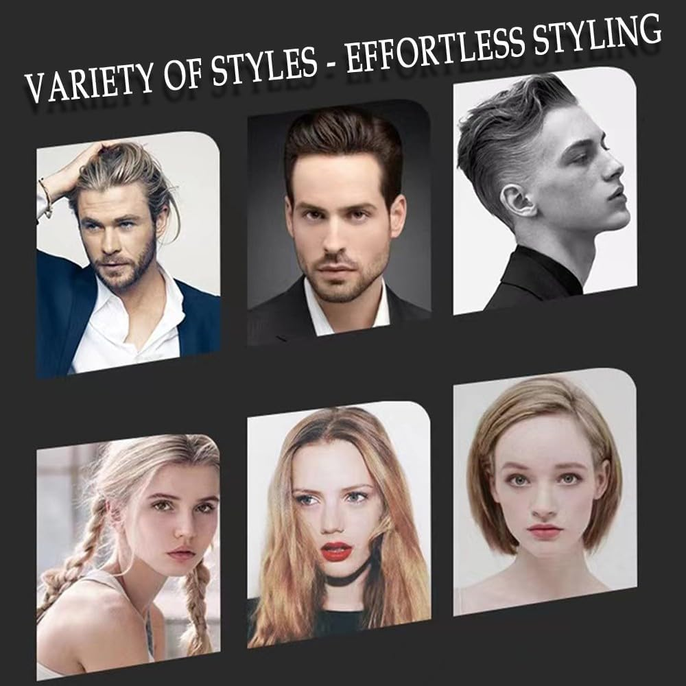 DAZISEN Afro Hair Combs 2 Pack Black Plastic Wide Tooth Hair Comb for Curly, Wavy and Kinky Hair for Men and Women image number 5