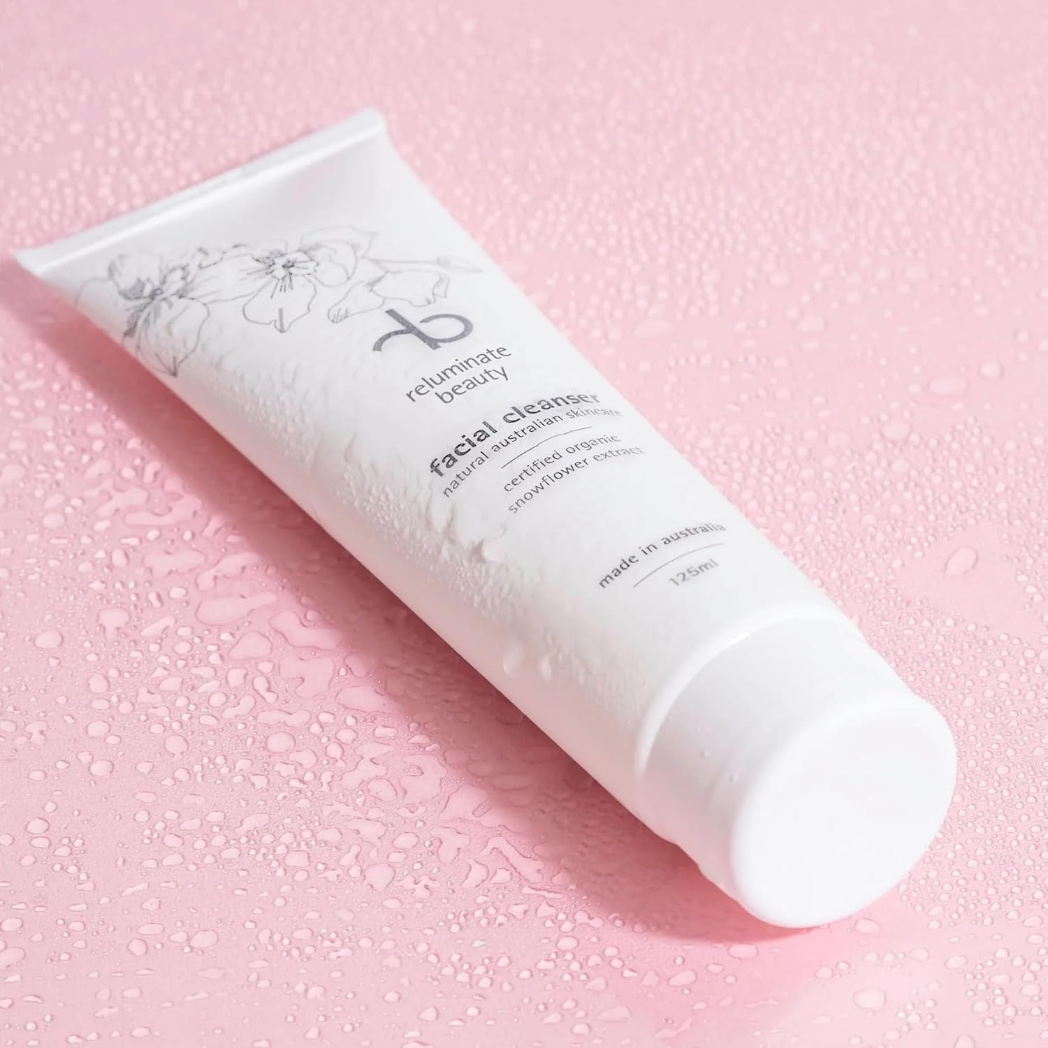 Snowflower Facial Cream Cleanser &ndash; Brightening & Hydrating Cleanser for Dry, Dull or Sensitive Skin | with Lemon Myrtle & Sunflower Seed Oil | Natural, Vegan, Australian Made image number 3