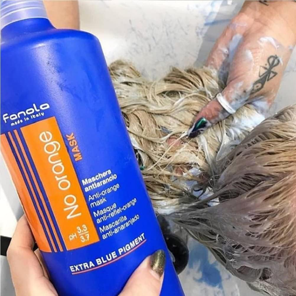 (350 Ml Shampoo + Mask) - Fanola No Orange Shampoo & Mask, 350 Ml image number 3