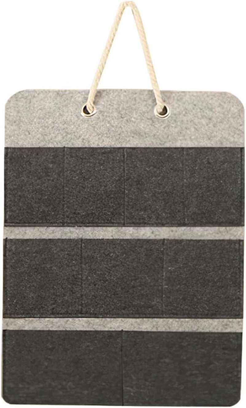 BESPORTBLE Multifunctional Hanging Organizer Bag with Multiple Pockets Portable Wall and Door Storage for Closet Bedroom Bathroom Easy Install Large Felt Holder for Phone Keys Remote Control