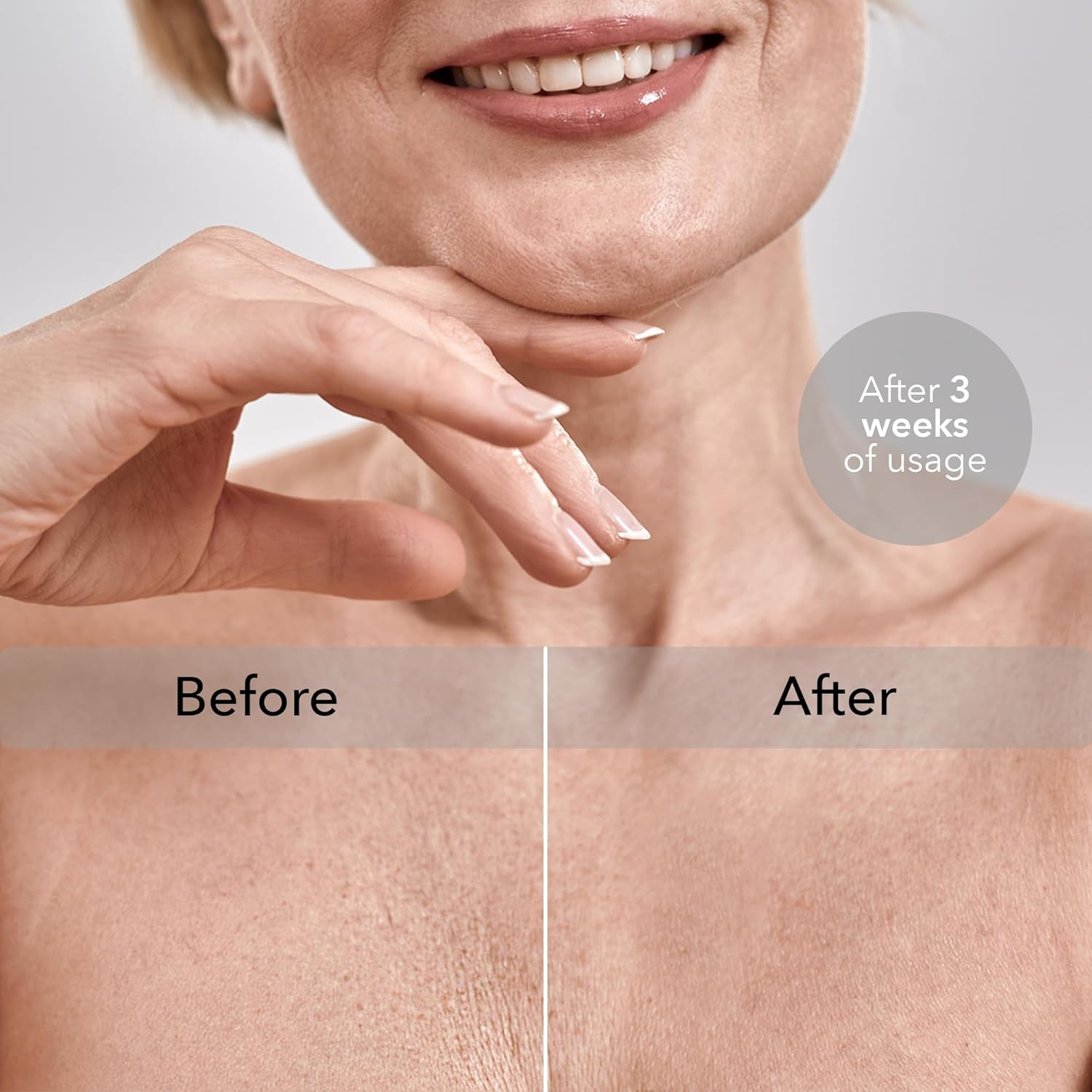 Breast Pillow Chest Wrinkles Prevention and Breast Support (Silver) image number 3