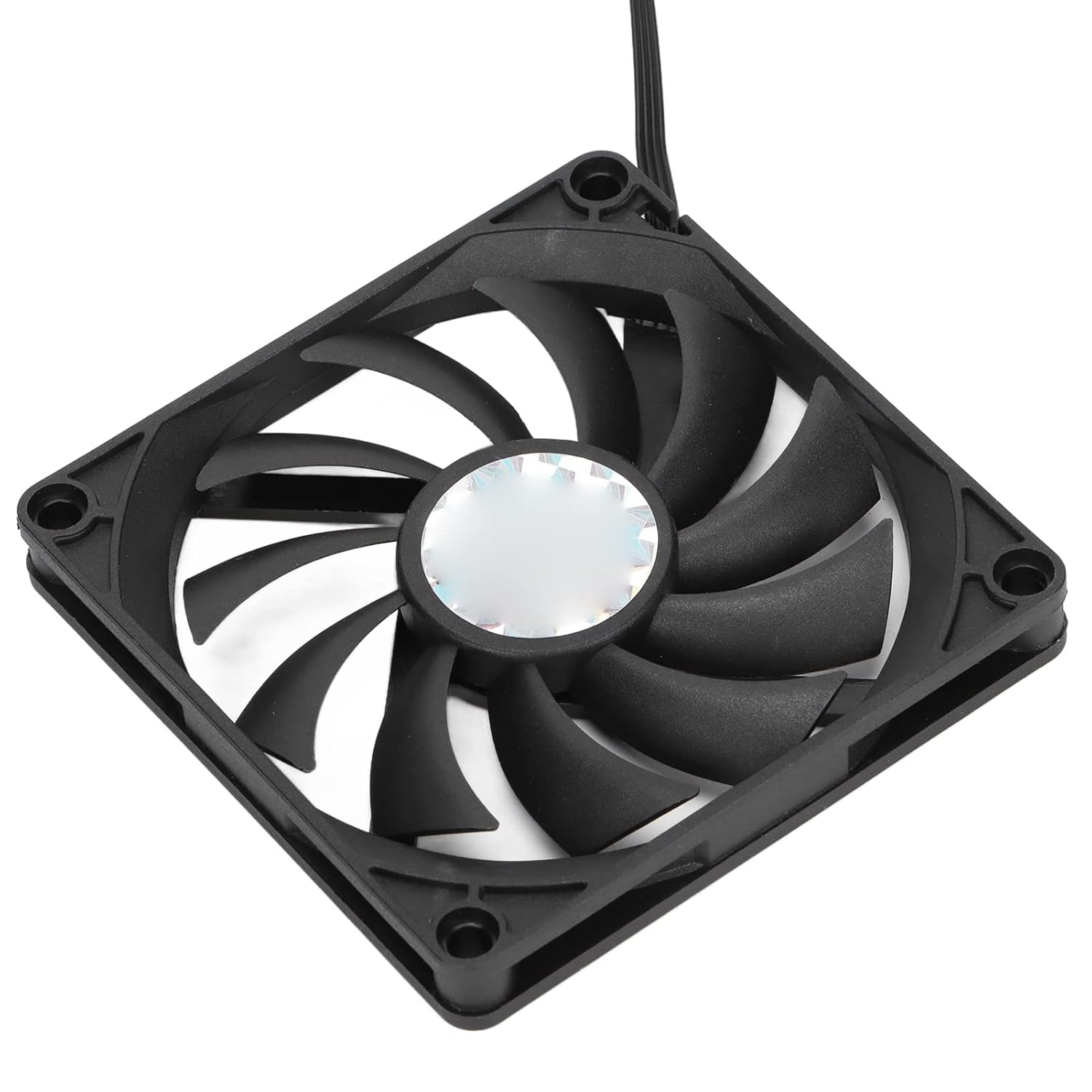 EVGATSAUTO 80Mm Cooling Fan, Low Noise Durable 2500RPM PWM Speed Regulation with Ultra Thin Design for PC Case Electronic Equipment image number 3