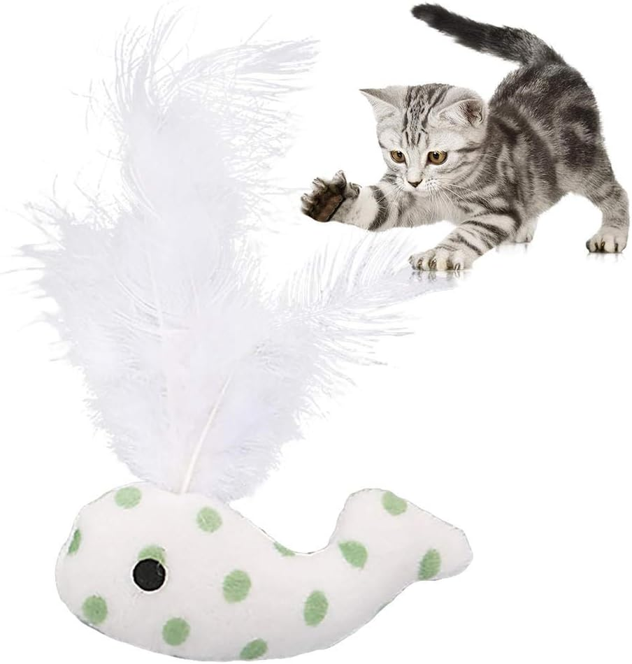 Funny Cat Toy Fishing Rod Kitten Cat Pet Toy Stick Teaser Rainbow Streamer Interactive Cat Play Wand with Feather Toys for Cats|Cat Toys| - 10 image number 2