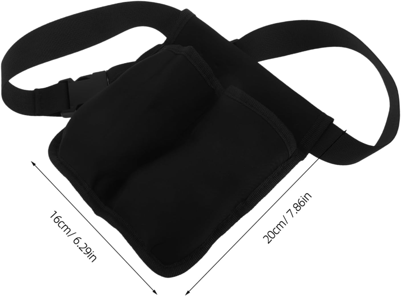 OFFIGAM Essential Oil Holder Organizer Adjustable Belt Dual Pocket Massage Oil Pouch Waist Bag for Therapists Home Use image number 5