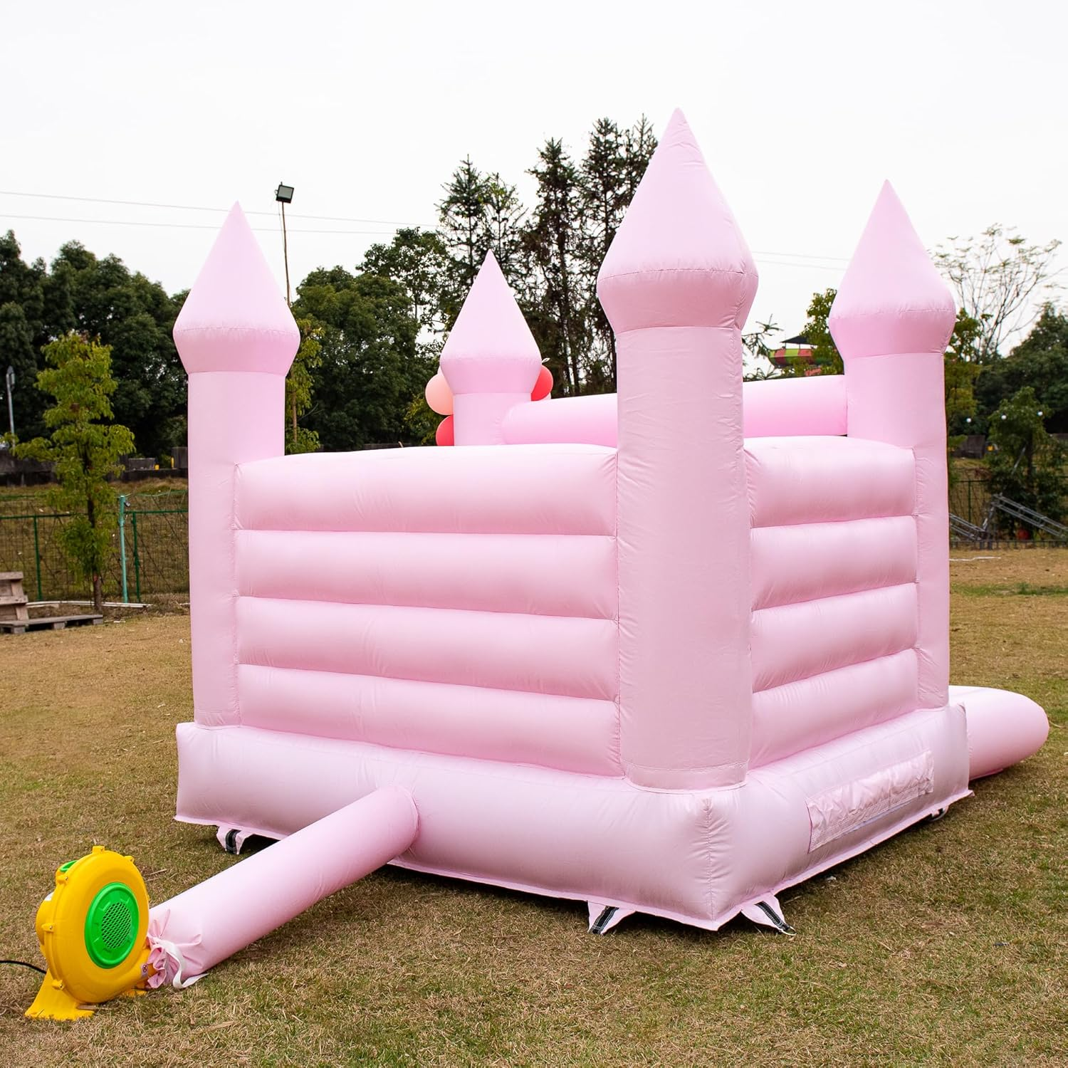 Inflatable Bounce House with Ball Pit,Contain Blower,Pvc Kids Bounce Castle,Inflatable Bounce House for Kids Toddlers Indoor Outdoor Jumping Bouncer Party Yard Toys image number 2