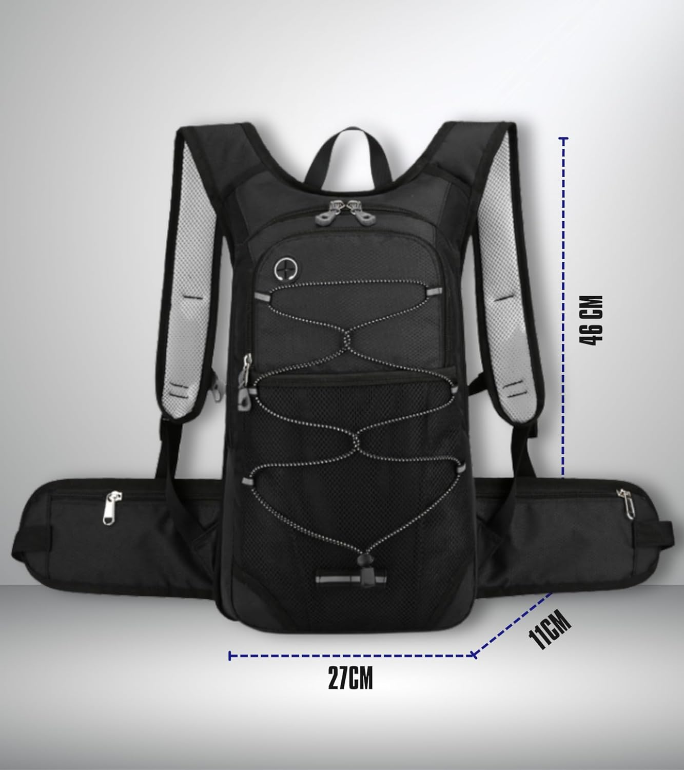 Hydration Pack, Hydration Backpack, and Hydration Vest with a 2L Hydration Bladder Are Suitable for Both Men and Women during Hiking Camping, Running, Trail Running, Marathons, Running Cycling.