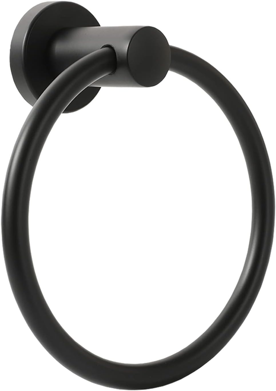 Orlif Towel Ring Matte Black for Bathroom，Sus 304 Heavy Duty Stainless Steel Hand Towel Holder round Bath Towel Holder Hangers with Wall Mount Hardware（Drill Needed） (Brushed Nickel)