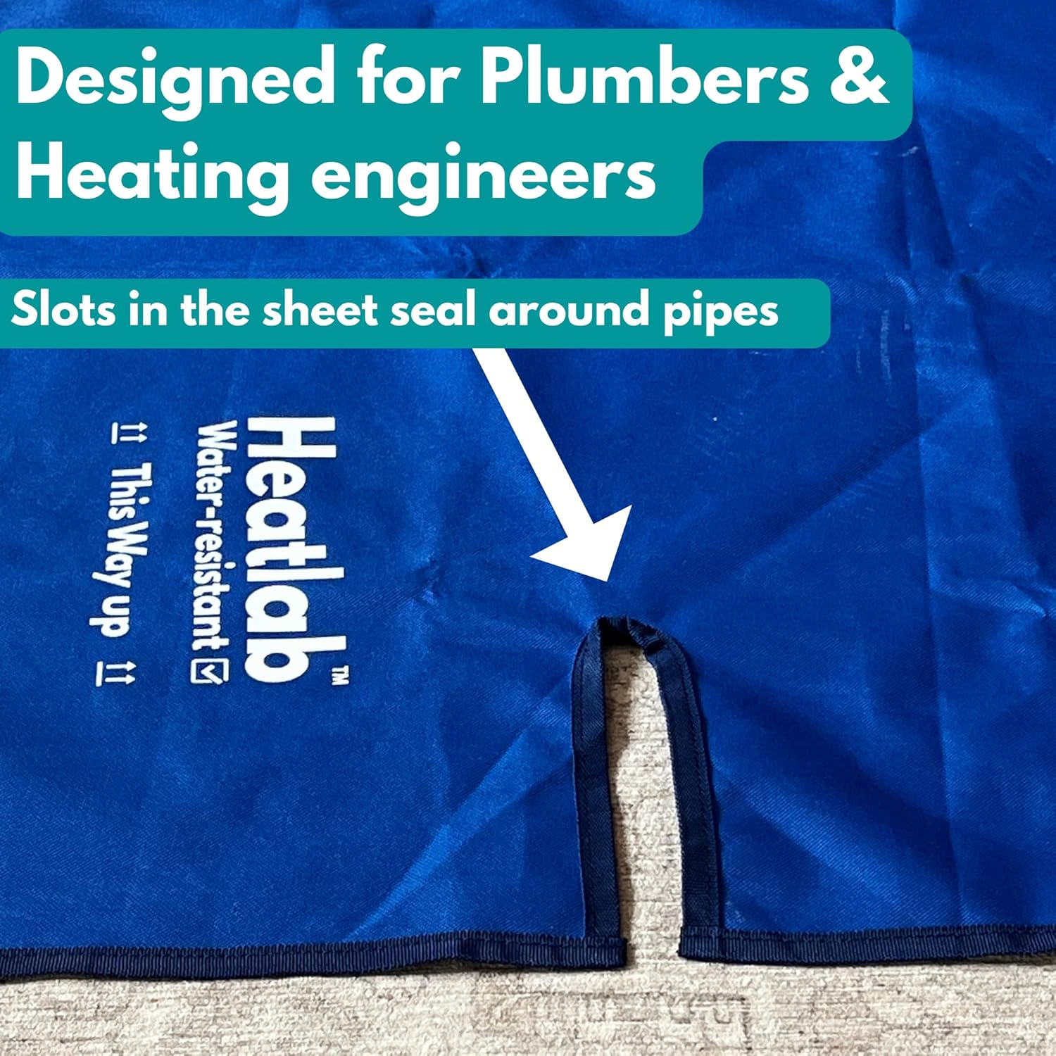 THE ULTIMATE DUST SHEET | Plumbers Dust Sheet | Plumbers Work Mat Made from Water Proof 600D Material. Perfect for Boiler Servicing, Working on Radiators & Plumbing Jobs a Must in Your Plumbing Tools. image number 1