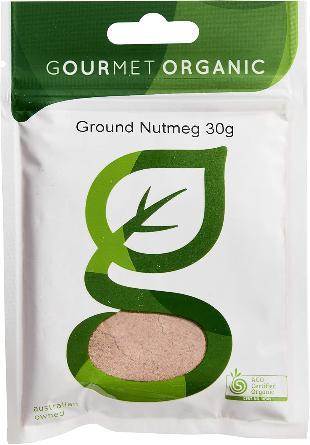 Gourmet Organic Herbs Ground Nutmeg 30 G