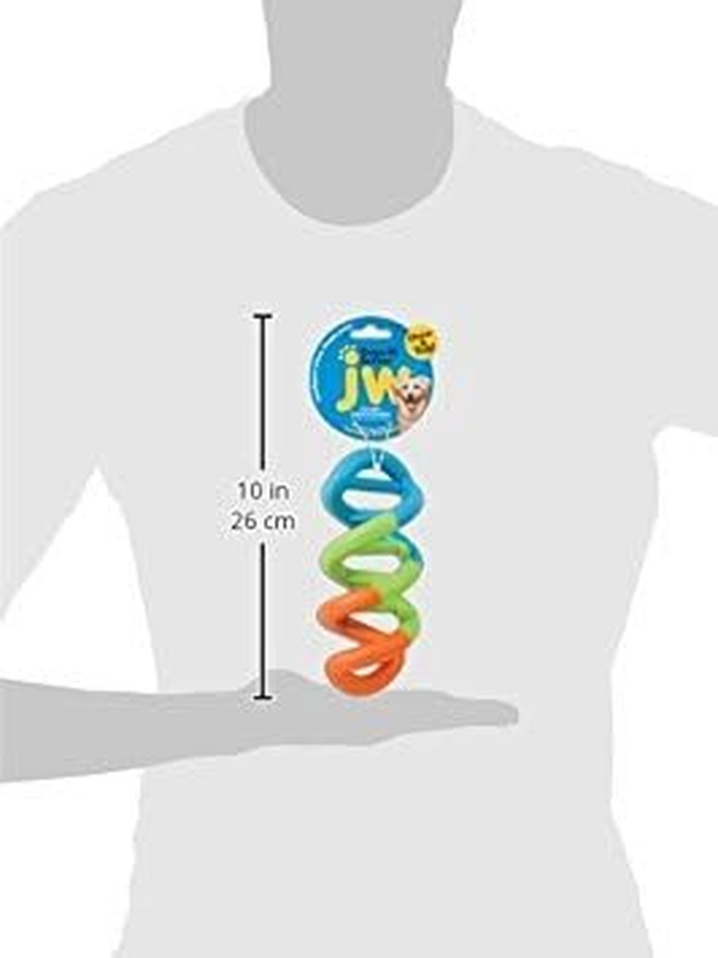 JW Pet Dogs in Action Rubber Chew Toy Company Dog Toy, Large (Colors Vary) Blacks &Grays image number 1