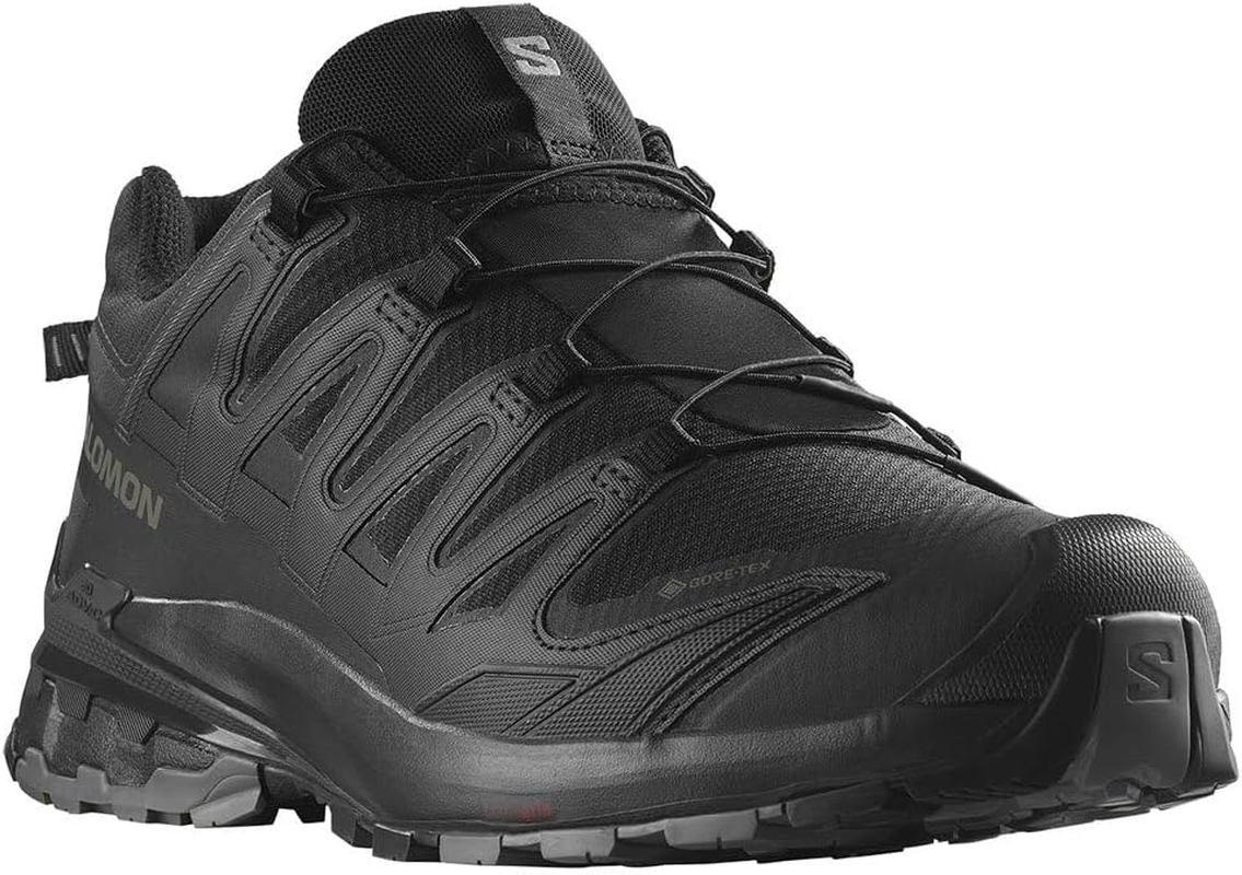 Salomon Men'S Xa Pro 3D V9 Gore-Tex Sneaker, Black/Phantom/Pewter, 9 Wide image number 3