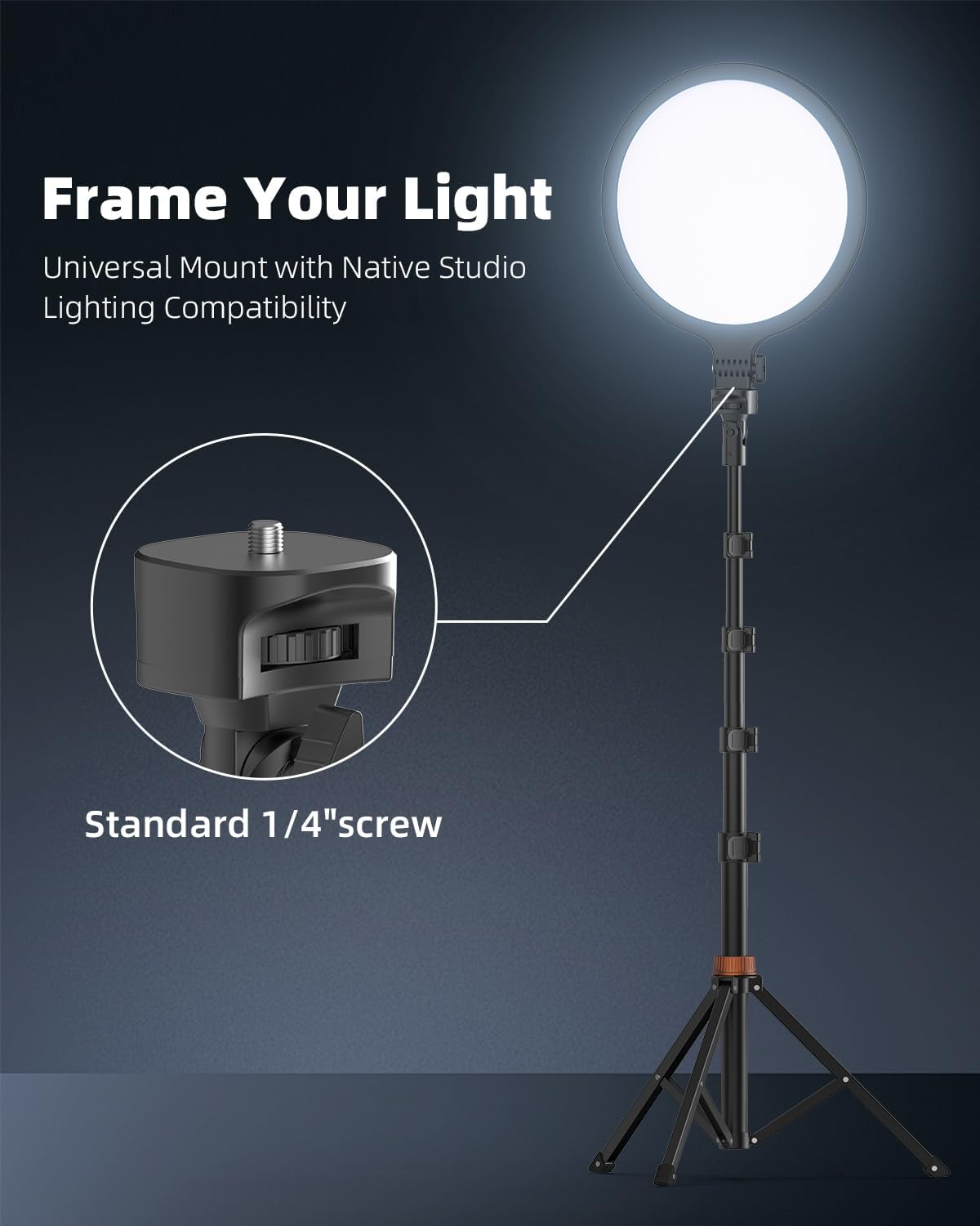 66" Phone Tripod, Tripod for Iphone with Remote & Ultimate Phone Mount, Extendable Selfie Stick Cell Phone Tripod Stand for Video Recording, Compatible for Iphone/Android/Camera image number 6