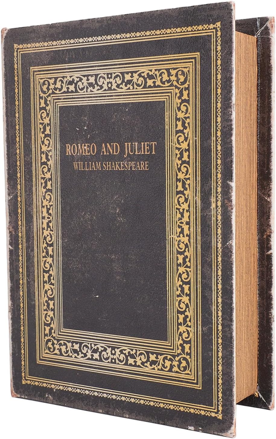 Generic Fake Book Box, Wooden Antique Book Decorations Vintage Book Storage Box Hollow Book Book Safe Book Shaped Trinket Keepsake Storage Boxes Memory Book Box for Women Man Home Decor image number 2