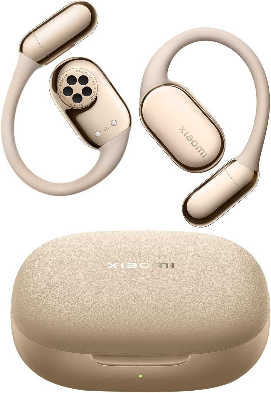 Xiaomi Openwear Stereo, Open-Ear True Wireless BT5.3, Dual Mic AI Noise Reduction, All-Day Comfort and Secure Fit Earhooks, Hi-Res Audio LHDC Bass, IP54 Dust Water Resistant, 38HRS Playtime