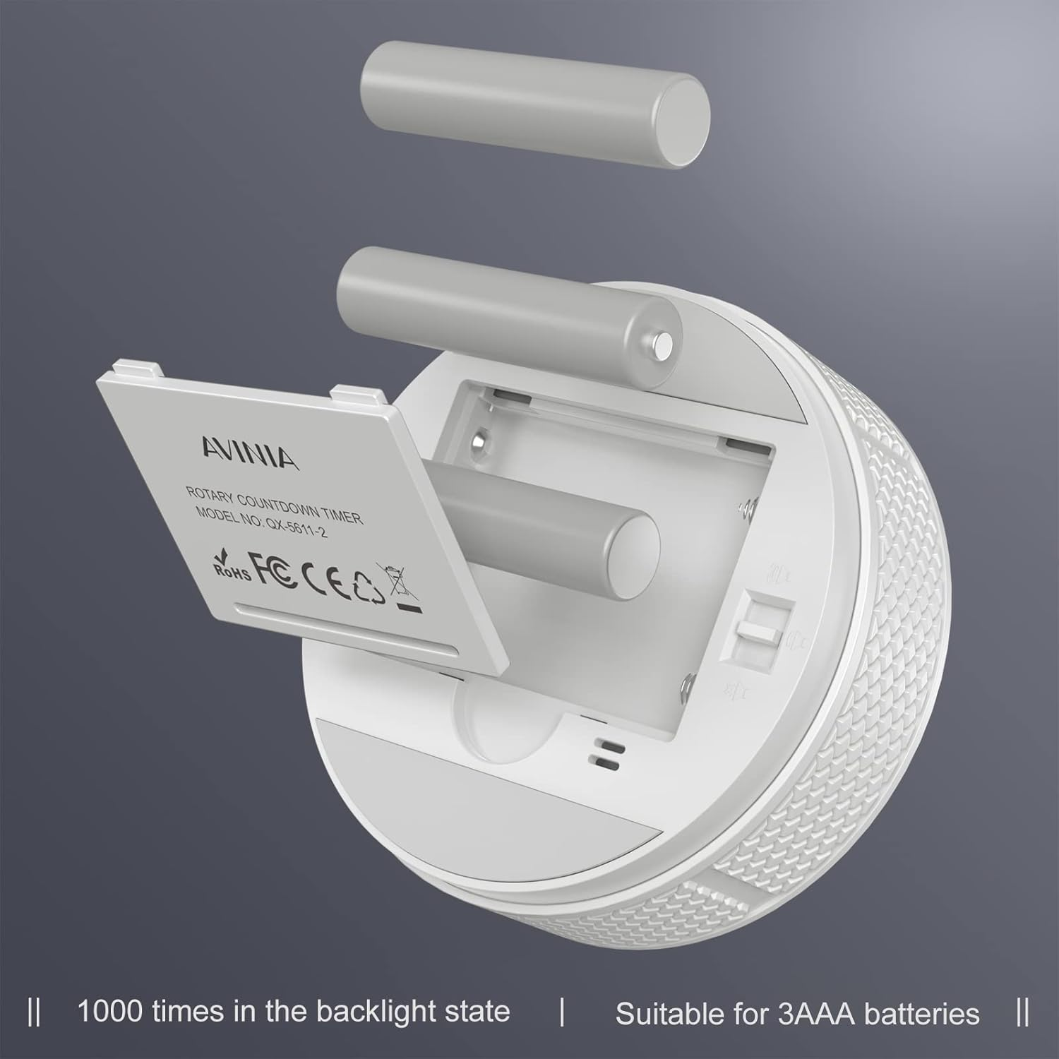 AVINIA Digital Kitchen Timers, Visual Timers Large LED Display Magnetic Countdown Countup Timer for Classroom Cooking Fitness Baking Studying Teaching, Easy for Kids and Seniors