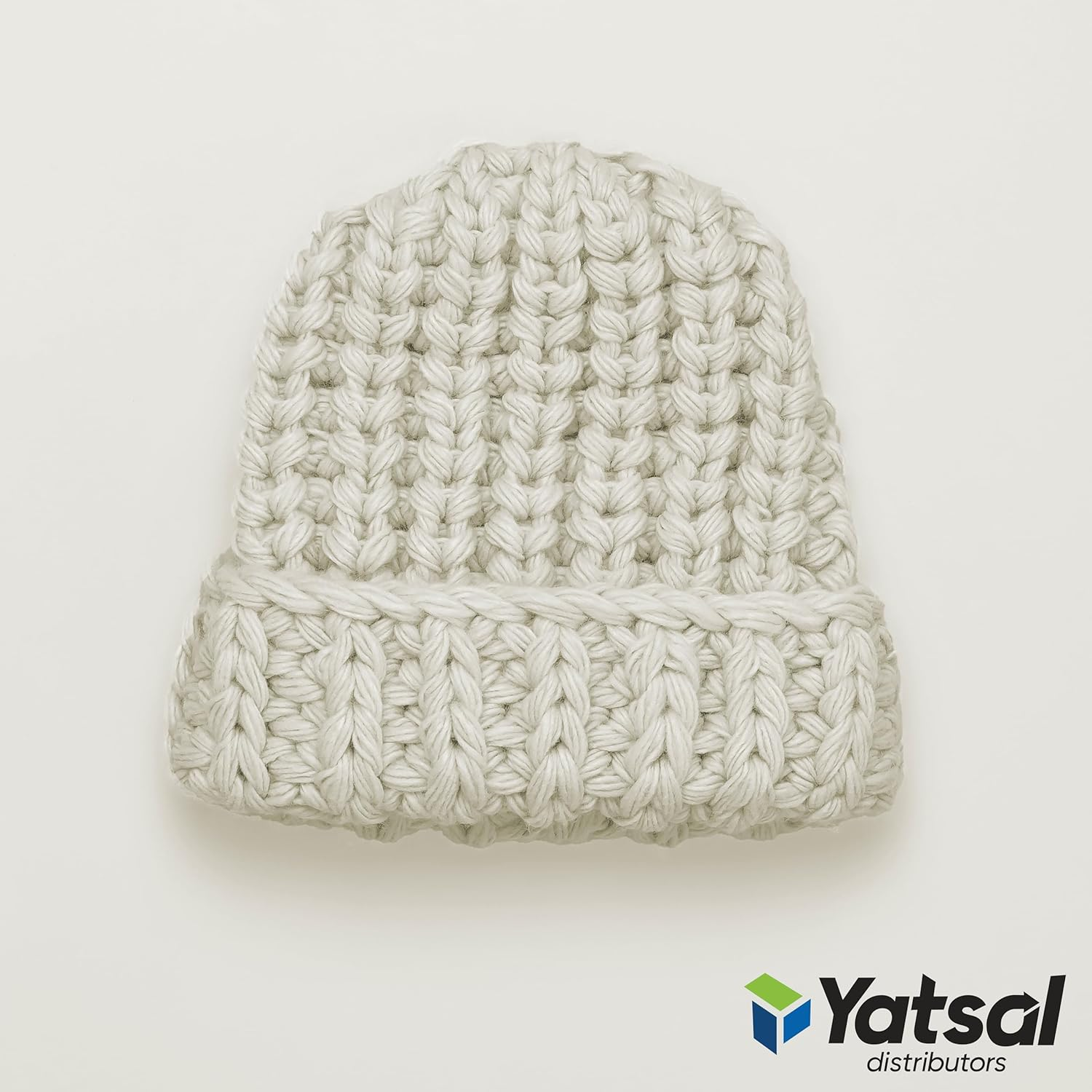 Yatsal Super Chunky 3-Ply Knitting Wool Yarn 100 G, White image number 1