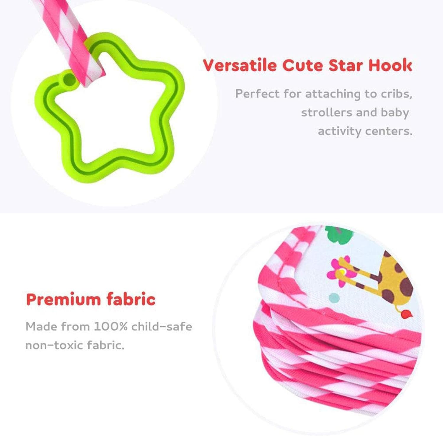 7'' &times; 5.5'' Baby'S First Photo Album My-First Photo Book - Personalized Cartoon Animal Baby Memory Book with Hook Mirror, Soft Cloth Photo Collector, Meaningful Girls & Boys image number 1