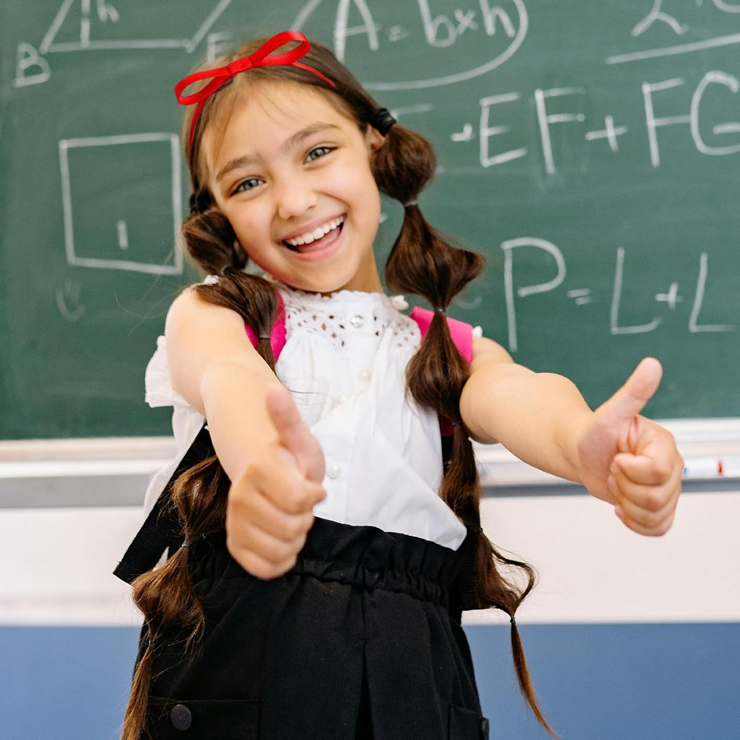 Xlihdzum Red Bow Headband for Girls Women, Cute Hair Bow Knotted Hair Hoop, World Book Day Party Cosplay Costume Accessories for Matilda - Elegant Red Bow Headband and Must Have Red Headband image number 4