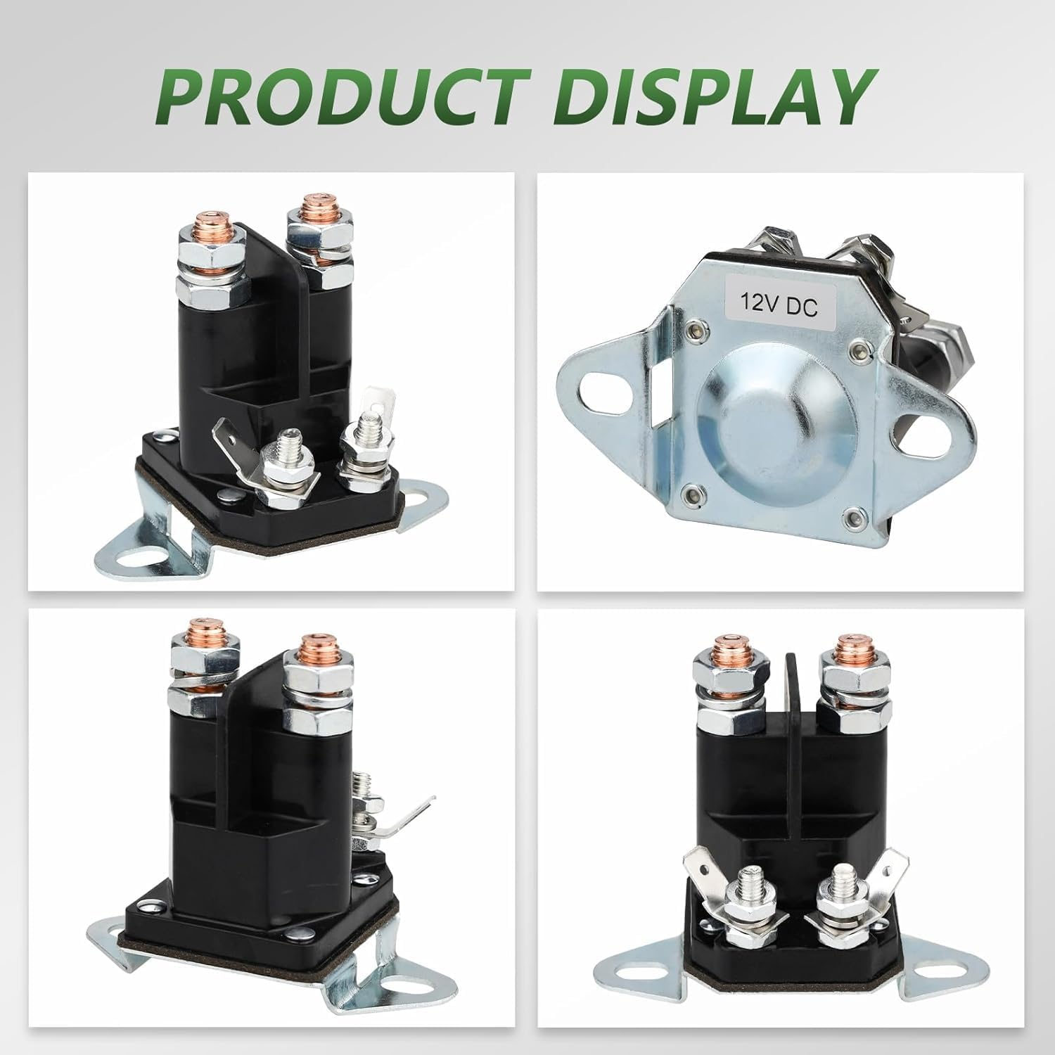 117-1197 Starter Solenoid for Toro Exmark Timecutter Ss5000 Z4200 Ss4225 Ss4235 Zero Turn Lawn Mower, Replace Part #784-1221-210 104-3189 E513075 1-513075 212655 28-4210 47-1910