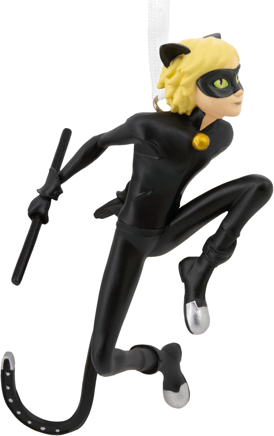 Hallmark Miraculous Cat Noir Christmas Ornament image number 1